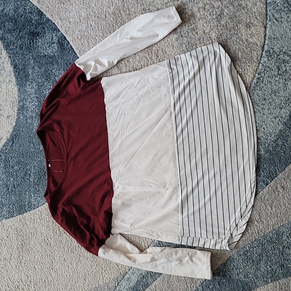 Colorblock Stripe Tee